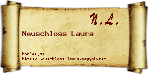 Neuschloss Laura névjegykártya
